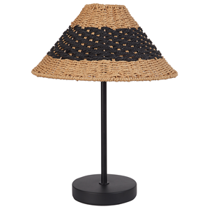 BELIANI Tafellamp beige/zwart MOMBA