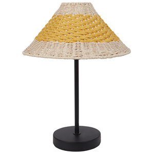 BELIANI Tafellamp beige/geel MOMBA
