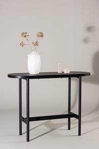 Nohr Ovale Sidetable Derron 110cm - Zwart - Ovaal