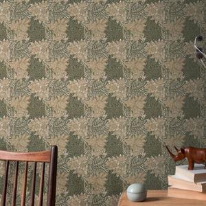 Livingwalls Behang Bloemmotief Bruin, Beige En Zwart - 53 Cm X 10,05 M - As-390584