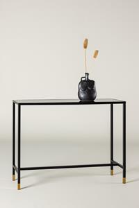 Nohr Sidetable Shaindy Marmerlook, 100cm - Zwart