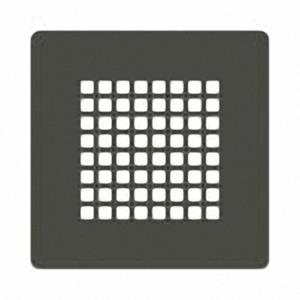Xenz Soft douchebakafvoer Square cover mat zwart STSDC-29