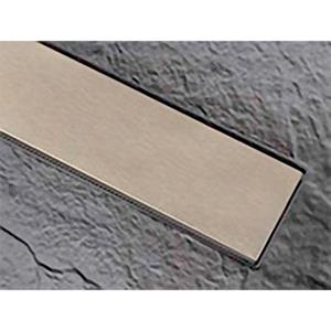 Xenz Soft douchebakafvoer Linear cover geborsteld goud STLDC-81