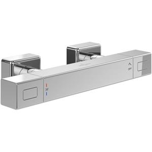 Villeroy & Boch Badarmatur V&B Thermostat-Brausebatterie UNIVERSAL 317x104x65mm, eckig chrom