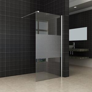Aqua Splash Inloopdouche Schaamband 100X200 cm 10 mm Veiligheidsglas 