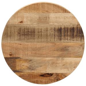 VidaXL Tafelblad rondØ 50x3,8 cm massief ruw mangohout