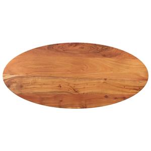 VidaXL Tafelblad ovaal 140x50x2,5 cm massief acaciahout