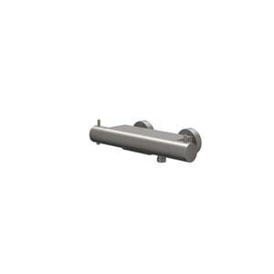 IVY Bond Badthermostaatkraan opbouw - Cooltouch - cascade uitloop - Geborsteld metal black PVD 6301056