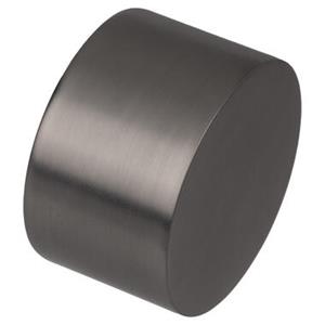 Leen Bakker Eindknop gordijnroede - Gun Metal Ø28 mm - S/2 (2016384)