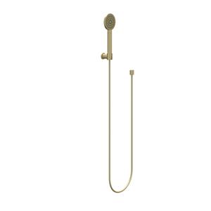 IVY Handdoucheset - 150cm doucheslang - wandhouder - Satin mist handdouche - Geborsteld mat goud PVD 6901104