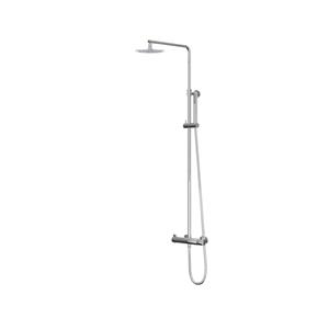 IVY Pact Regendoucheset 1 opbouw, 25cm slim hoofddouche, satin spray handdouche Chroom