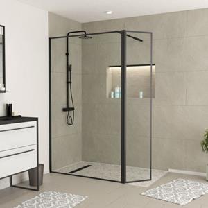 Aurlane Douchewand Dark Edge 120x200cm + 40cm