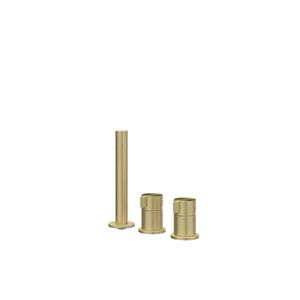 IVY Tribe Badrandcombinatie - 3-weg - mengkraan - uittrekbare handdouche - zonder uitloop - RVS316 - geborsteld mat goud PVD 6301182