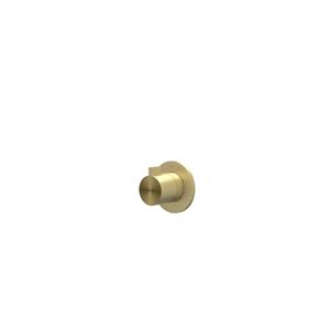IVY Tribe Afbouwdeel - voor inbouwstopkraan - Symmetry - rond rozet - RVS316 geborsteld mat goud PVD 6903352
