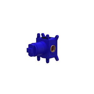 IVY Inbouwbox - voor inbouw 3-weg - stop-omstel - symmetry - donker blauw 6202440