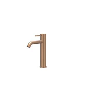 IVY Concord Wastafelmengkraan - opbouw - middelhoog - coldstart - RVS316 - geborsteld mat koper PVD 6100403