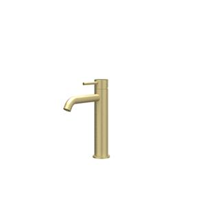 IVY Concord Wastafelmengkraan - opbouw - middelhoog - coldstart - RVS316 - geborsteld mat goud PVD 6100402
