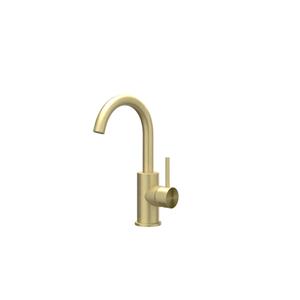 IVY Concord Wastafelmengkraan - opbouw - draaibare uitloop - coldstart - RVS316 - geborsteld mat goud PVD 6100262