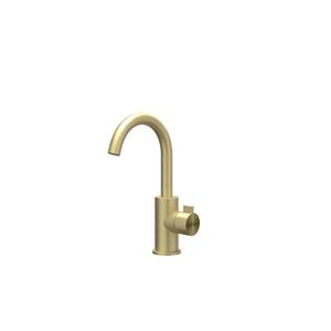 IVY Tribe Wastafelmengkraan - opbouw - draaibare uitloop - coldstart - RVS316 - geborsteld mat goud PVD 6100272