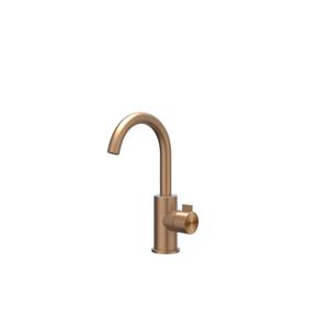IVY Tribe Wastafelmengkraan - opbouw - draaibare uitloop - coldstart - RVS316 - geborsteld mat koper PVD 6100273