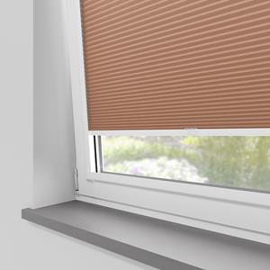 Domus Perfect fit - Verduisterend plisségordijn Lexington oranje