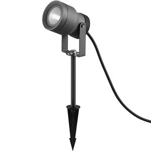 BES LED Prikspot - Tuinverlichting - Trion Bera - 11W - Warm Wit 3000K - Waterdicht IP65 - Antraciet - Aluminium