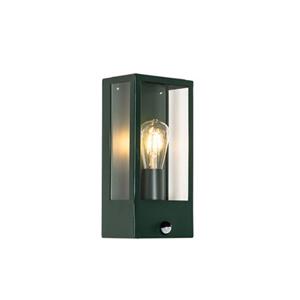 QAZQA Buiten Wandlamp Donker Groen Met Bewegingsmelder Ip44 - Rotterdam