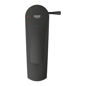 GROHE Eurosmart Wastafelmengkraan - S-size - met trekwaste - matte black 329262433