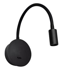 ETH Flexibele opbouwspot Wispo zwart 05-WL1102-30