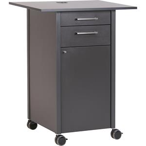 Service- en koffiestation, met 1 deur en 2 laden, l x b x h = 800 x 600 x 1015 mm