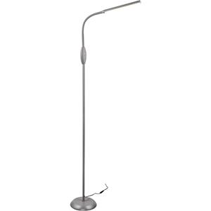 BES LED LED Vloerlamp - Trion Root - 5W - Aanpasbare Kleur - Aanraakschakelaar - Grijs - Kunststof