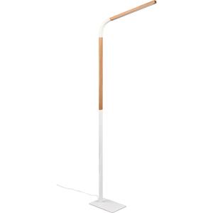 BES LED LED Vloerlamp - Trion Rios - 11W - Warm Wit 3000K - Dimbaar - Mat Wit - Metaal
