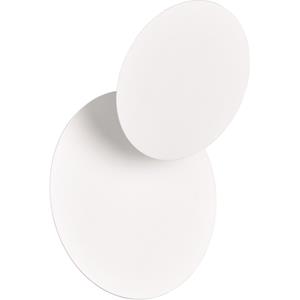 BES LED LED Wandlamp - Trion Marina - 6W - Warm Wit 3000K - Rond - Mat Wit - Metaal