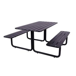 MaximaVida metalen picknicktafel Max zwart