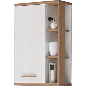 Saphir Hangend kastje Quickset 923 Breedte 50,5 cm, open kast opzij, houten handvat, deurdemper