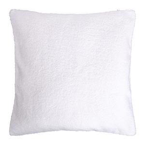 QUVIO Sierkussenhoes teddy - 45x45cm - Wit