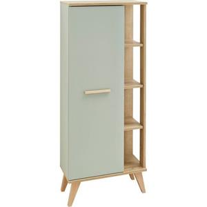 Saphir Halfhoge kast Quickset 963 Breedte 50,5 cm, open kast opzij, houten grepen, deurdemper