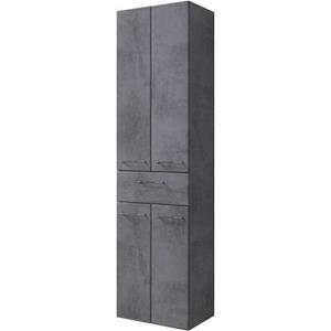 Saphir Hoge kast Quickset 945 Badkamermeubel, 50 cm breed, 4 deuren, 1 lade