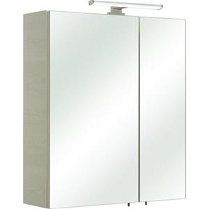 Saphir Spiegelkast Quickset 936 Breedte 60 cm, 2-deurs, ledverlichting, schakelaar-/stekkerdoos