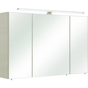 Saphir Spiegelkast Quickset 936 Breedte 110 cm, 3-deurs, ledverlichting, schakelaar-/stekkerdoos