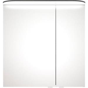 Saphir Spiegelkast Balto Sprint Badschrank mit LED-Lichtkranz, 70 cm breit, 2 Türen