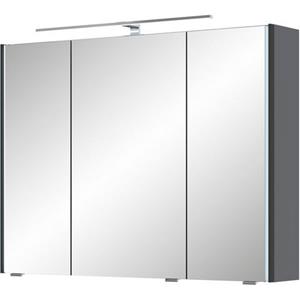 Saphir Spiegelkast Serie 7045 Badezimmer-Spiegelschrank inkl. LED-Beleuchtung, 3 Türen