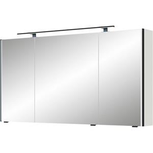 Saphir Spiegelkast Serie 7045 Badezimmer-Spiegelschrank inkl. LED-Beleuchtung, 3 Türen