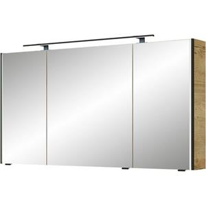 Saphir Spiegelkast Serie 7045 Badezimmer-Spiegelschrank inkl. LED-Beleuchtung, 3 Türen