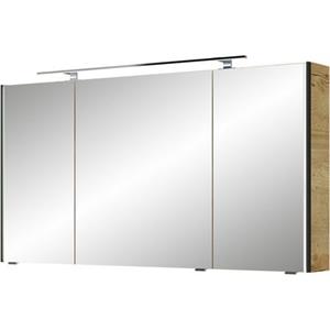 Saphir Spiegelkast Serie 7045 Badezimmer-Spiegelschrank inkl. LED-Beleuchtung, 3 Türen