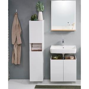 Saphir Badkamerserie Quickset 947 3-teilig, Waschbeckenunterschrank mit Spiegel (3-delig)