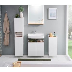 Saphir Badkamerserie Quickset 947 4-teilig, Waschbeckenunterschrank mit Spiegel (4-delig)