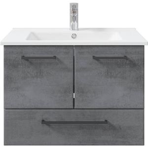 Saphir Badkamerserie Quickset 945 Keramik-Waschtisch mit Unterschrank, 75 cm breit (1 stuk)