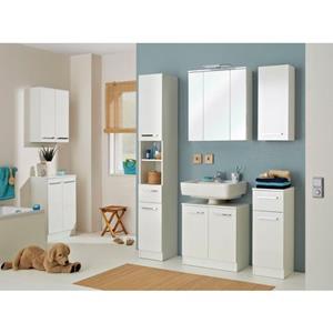 Saphir Badkamerserie Quickset 335 7-teilig, Waschbeckenunterschrank mit LED-Spiegelschrank (7-delig)