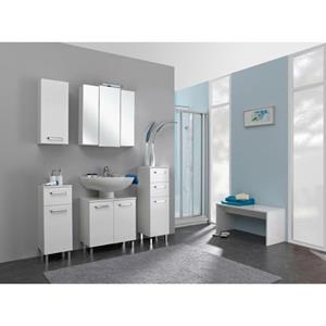 Saphir Badmeubelset Quickset 312 5-teilig, Waschbeckenunterschrank und LED-Spiegelschrank (set)